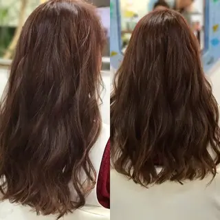 ロング カラー 山内 聡史のヘアスタイル