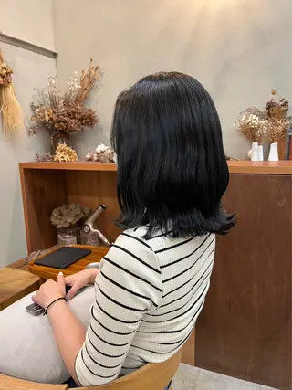 ミディアム 🌼花屋併設🌼 木下奈々望のヘアスタイル