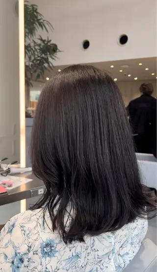 セミロング カラー minx shibuya  smart saron所属・レイヤーカット 清水翔太のヘアスタイル