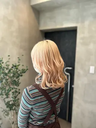 ミディアム 🩷愛咲🩷レイヤー /透明感カラーのヘアスタイル