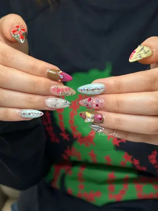 ネイル if Hair＆Nail Salon所属・IKA /海外ネイル /個性派/ワンホンのネイルデザイン