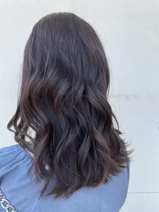 セミロング 艶髪韓国レイヤー 🇰🇷✨小清水✨のヘアスタイル