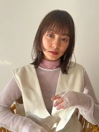 ミディアム カラー ささき かおる / 佐々木 薫のヘアスタイル