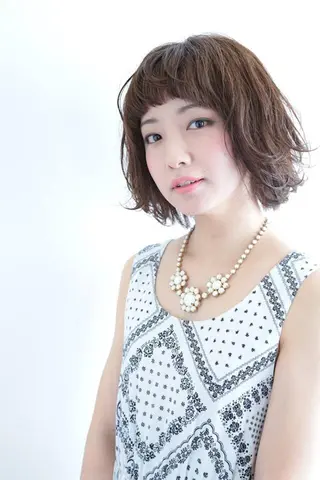 ショート ミディアム AUBEHAIRpeony所属・山形酸性ストレート 古川✂︎のヘアスタイル