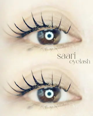 マツエク・マツパ saari eye lash staffのマツエク・マツパデザイン