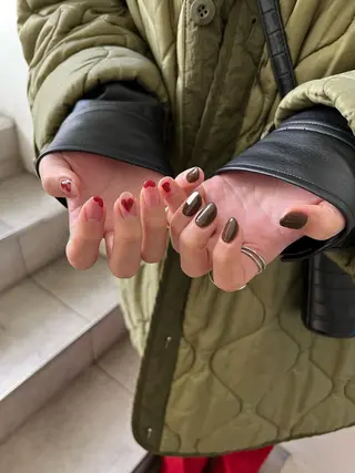 ネイル 【韓国ヘア・ネイル】 HINATA🍒のネイルデザイン