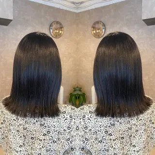 ミディアム カラー tocca 💜石田愛結💜のヘアスタイル