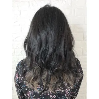 ミディアム カラー KIZU 髪質改善 オカルト怪談のヘアスタイル