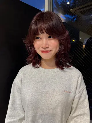 セミロング sliver siki・ayanaのヘアスタイル
