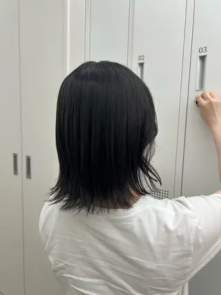 カラー 安藤 ひなたのヘアスタイル