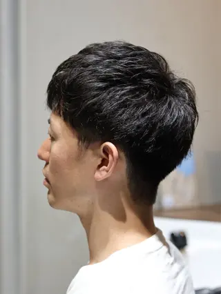 ショート PRIVATE BARBER所属・✂︎森永 颯乃介✂︎ メンズカット専門✂️のヘアスタイル