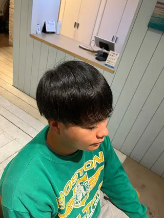 ショート メンズ BLUE       hair&Life所属・メンズ特化 山崎  蓮のヘアスタイル