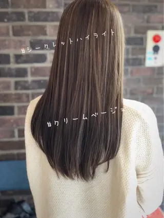 ロング カラー ✖️リーアキト LEEAKITO✖️のヘアスタイル