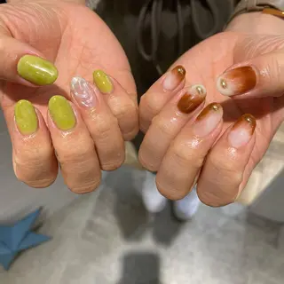 ネイル sio.nail&eyebrow salon shimokitazawa2号店所属・nailist mana𖤐´-のネイルデザイン