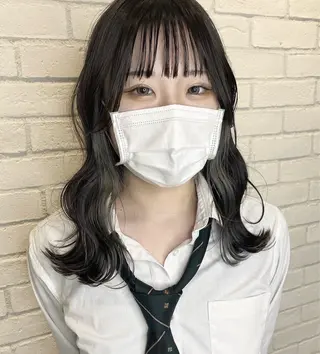 ミディアム 大里 拓馬のヘアスタイル