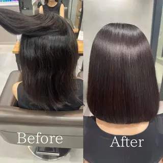 ミディアム パーマ charm《銀座》 ヘアセット/縮毛矯正のヘアスタイル