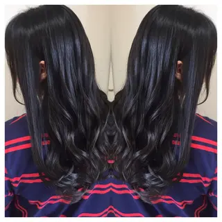 ロング カラー 髪質改善/痛ませ ないカラー/西村航大のヘアスタイル