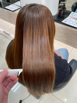 ロング SOYON西大寺店所属・ダブルカラー/ 髪質改善💎安藤のヘアスタイル