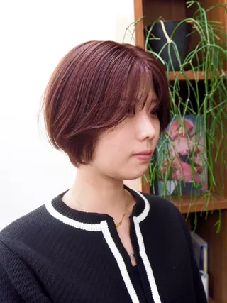 ミディアム カラー Paddle所属・似合わせレイヤー/ レイヤーパーマ/高倉のヘアスタイル