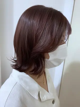 ミディアム カラー 🦋透明感 艶カラー Rie🦋のヘアスタイル