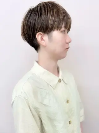 ショート 安齋 大樹 /くびれショートのヘアスタイル