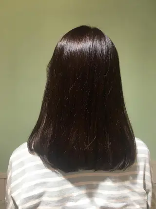 セミロング 田中 未澪のヘアスタイル