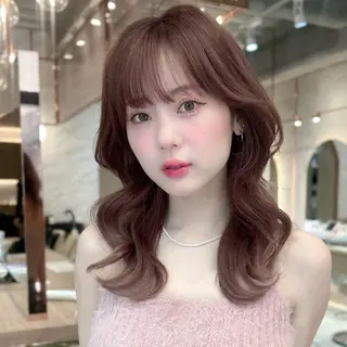 ロング 縮毛矯正/韓国ヘア /レイヤー🎀ミズキのヘアスタイル