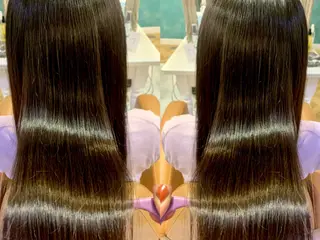 ミディアム レイヤー/韓国❣️ 髪質改善/e_kiのヘアスタイル