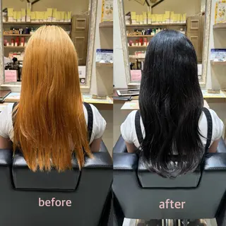 ロング 透明感カラー/顔周り カット/レイヤーにかのヘアスタイル