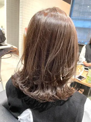 ミディアム コトネ🫧 韓国風レイヤーカットのヘアスタイル