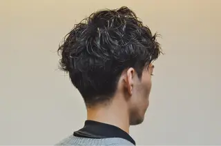 ショート ミディアム パーマ メンズ Hair Salon AYATA所属・メンズ限定✂️撮影 モデル募集！林 拓実のヘアスタイル