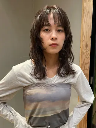 ミディアム パーマ 原宿/ケパーマ 🧺ユウマのヘアスタイル