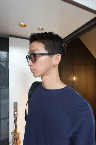 ショート メンズ 🍁レイヤー.ニュア ンスパーマ.🍁陸来のヘアスタイル