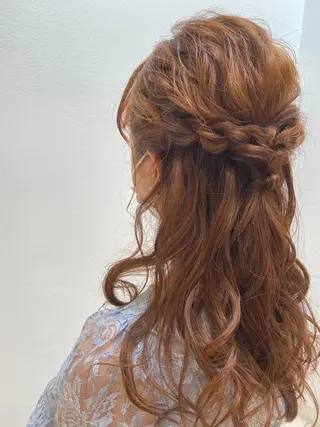 ロング ヘアアレンジ loca by tree所属・髪質改善/うる艶ヘア HARUNAのヘアスタイル