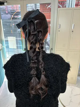 ロング ヘアアレンジ eclala所属・後藤 瑠菜のヘアスタイル