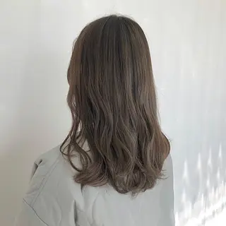 セミロング カラー GPIP 近藤沙樹のヘアスタイル