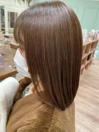 ミディアム カラー 韓国／大宮／レイヤー 🤍AYA🤍のヘアスタイル