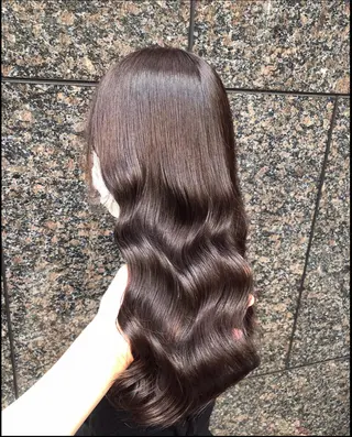 セミロング カラー 縮毛矯正/ 髪質改善/浅見拓哉のヘアスタイル