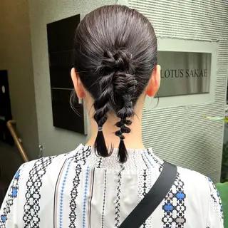 セミロング ヘアアレンジ KIHO ｜Bond 三軒茶屋のヘアスタイル