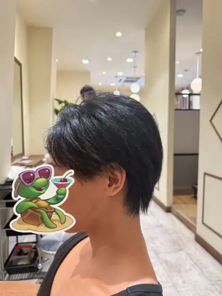 ショート メンズ イマ フジのヘアスタイル