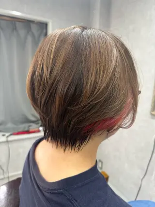 ショート カラー Lien 深井店のヘアスタイル