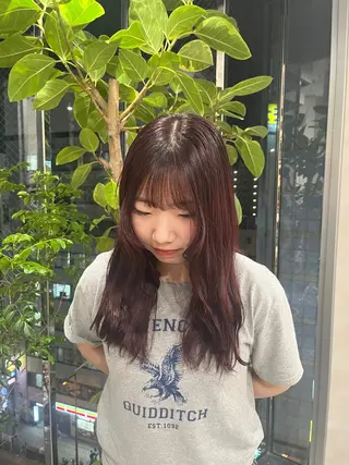 カラー asuka 大阪梅田のヘアスタイル