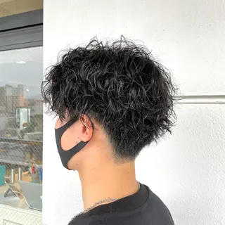 パーマ メンズ 西村 れいのヘアスタイル