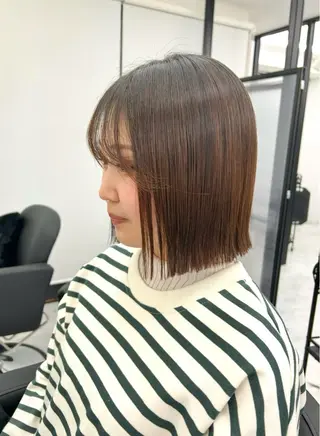 ミディアム F.所属・miku 🍑髪質改善サロンのヘアスタイル