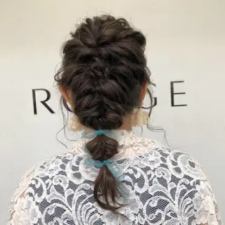 ヘアアレンジ i MA ヘアスタジオ所属・勝野 麻美のヘアスタイル