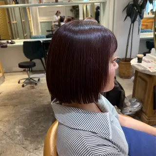 セミロング 髪質改善/ボブ /韓国/erikoのヘアスタイル