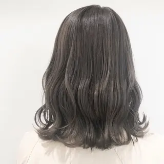 ミディアム sano sayakaのヘアスタイル