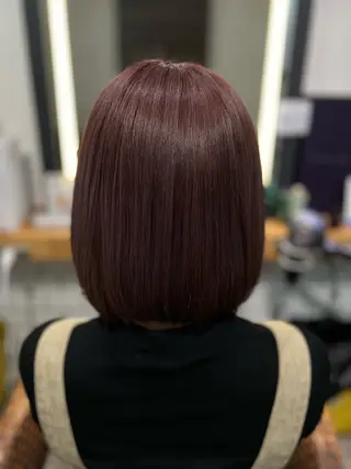 カラー 似合わせメイク💄 粉川愛香のヘアスタイル