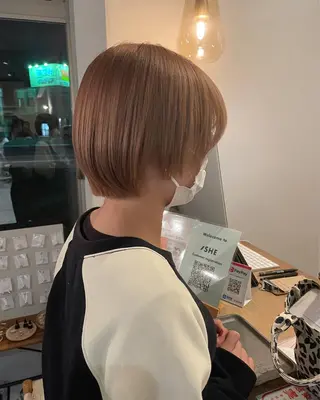 ショート 韓国ボブ👩🇰🇷 小野絢未のヘアスタイル