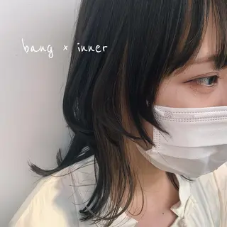 セミロング カラー RINA🧤 デザインとボブのヘアスタイル